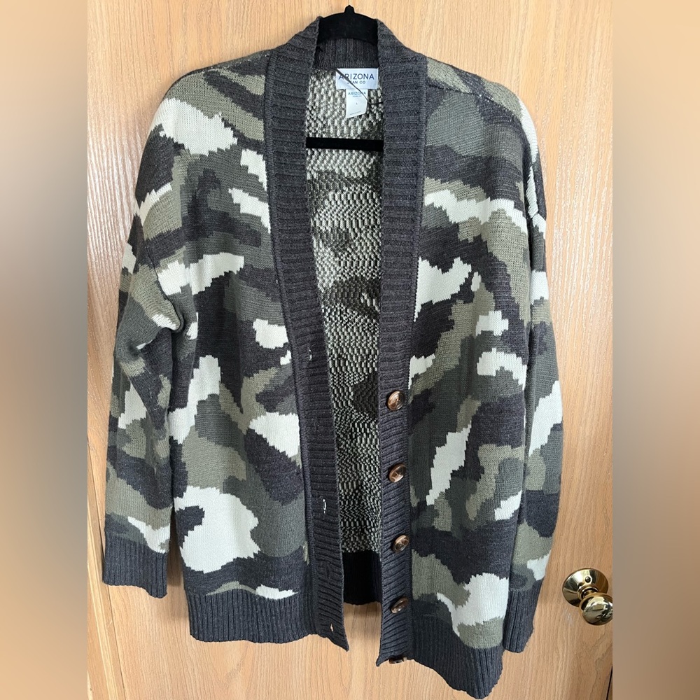 Camo Cardigan